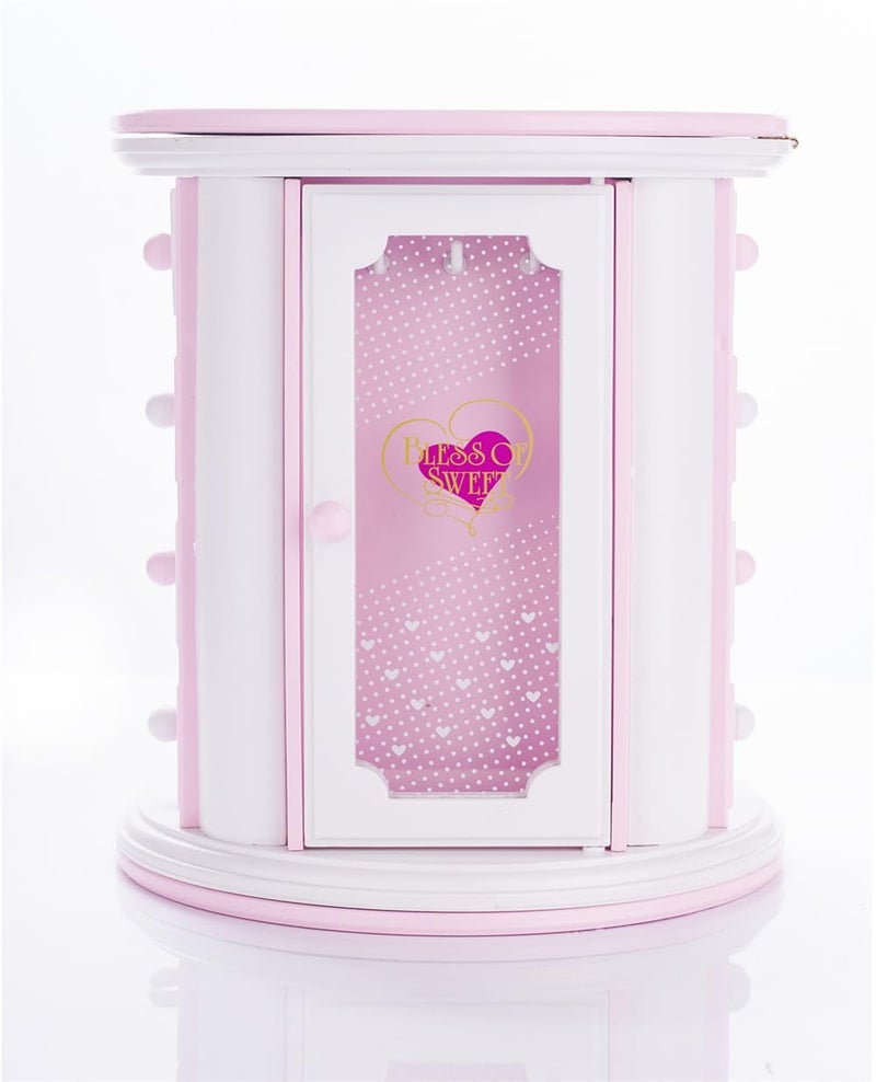 Renawe Girls Musical Jewelry Box Necklace Storage Accessories Gifts Cute Kids Jewelry Boxes for Little Girl Toddler Children Jewelry Organizer Best Girls Birthday Gift Stuff Child Music Jewelry Box - Image 5